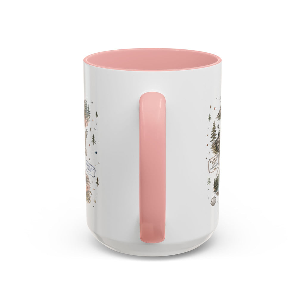 Acadia Coffee Mug | National Park Hiking Coastal Gift | Accent Color Ceramic 11oz 15oz