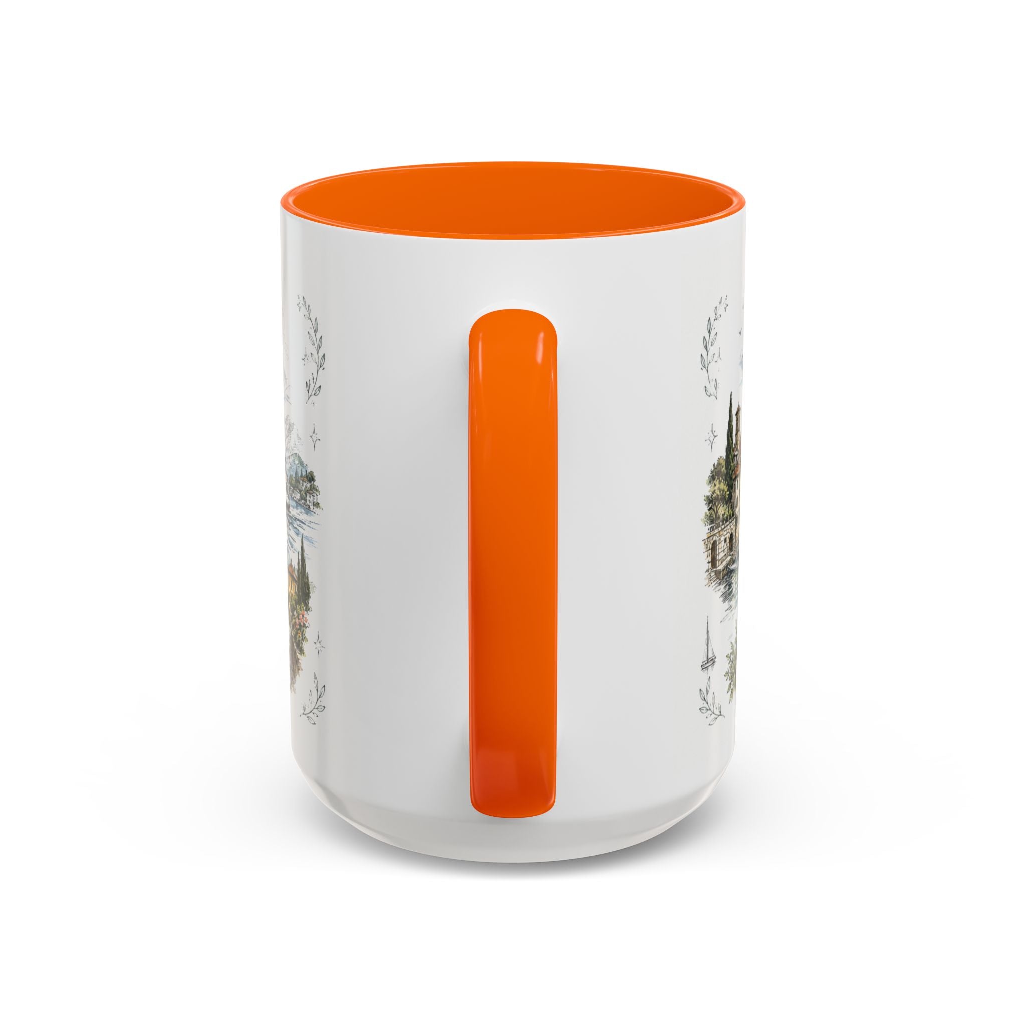 Lake Como Mug, Italy Travel Souvenir, Bucket List Gift, Accent Ceramic Coffee Mug 11oz 15oz
