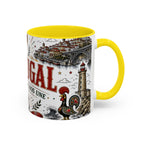 Portugal Soccer Coffee Mug | World Cup Fan Gift | Accent Color Ceramic 11oz 15oz Match Day Cup