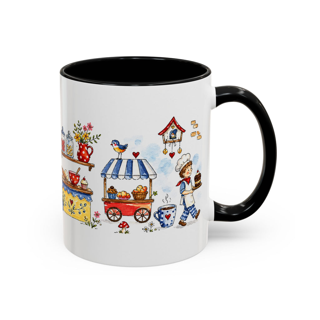 Cozy Bakery Village Mug | Storybook Pastry Accent Coffee Mug | EveryLegend