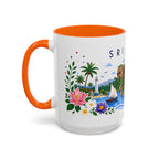 Sri Lanka Coffee Mug | Travel Souvenir Accent Mug | Place Gift Ceramic Cup 11oz 15oz