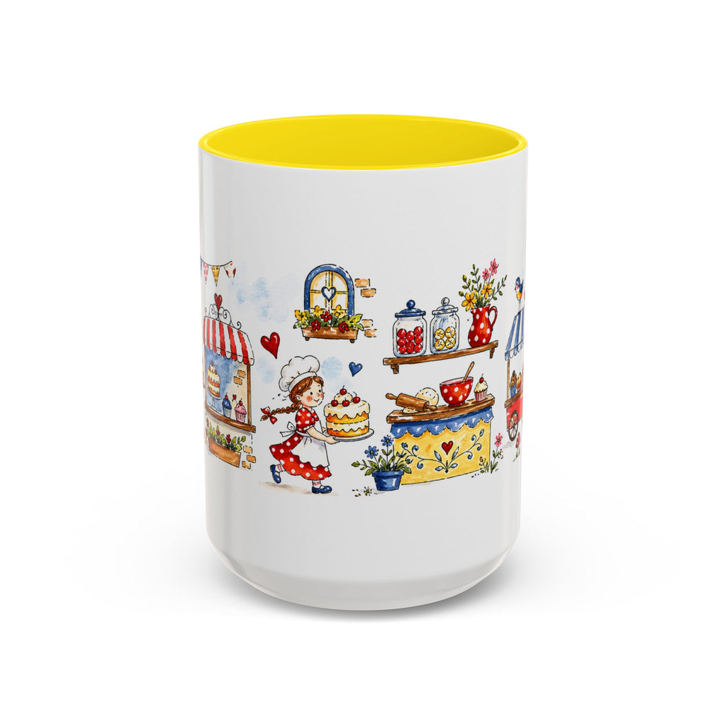 Cozy Bakery Village Mug | Storybook Pastry Accent Coffee Mug | EveryLegend