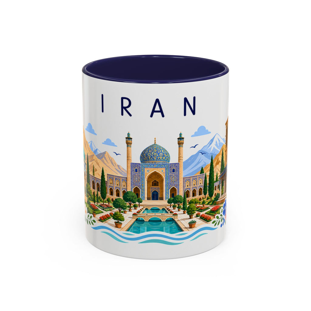 Iran Coffee Mug | Travel Souvenir Accent Mug | Place Gift Ceramic Cup 11oz 15oz
