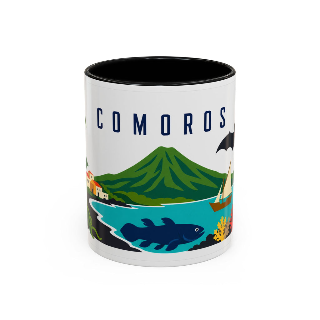 Comoros Coffee Mug | Travel Souvenir Accent Mug | Country Gift Ceramic Cup 11oz 15oz