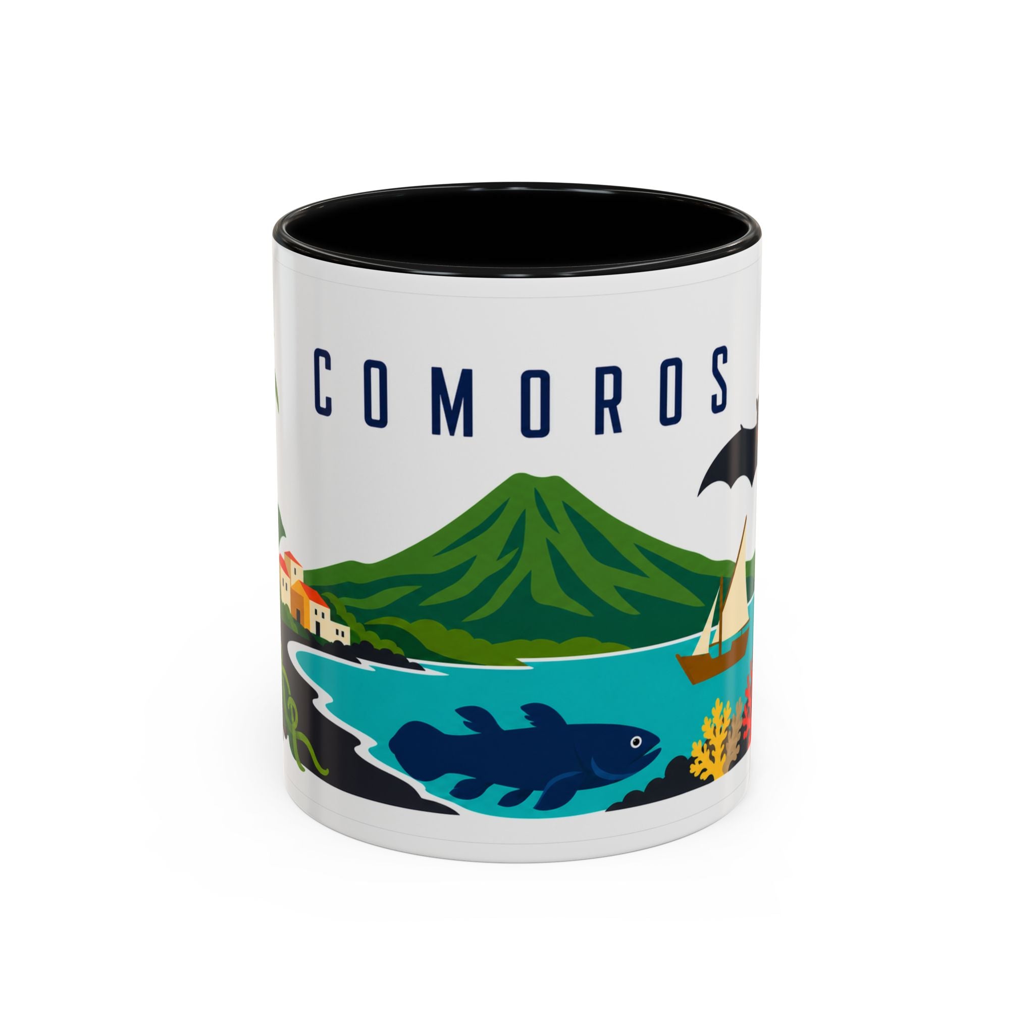 Comoros Coffee Mug | Travel Souvenir Accent Mug | Country Gift Ceramic Cup 11oz 15oz