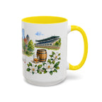 Lexington Illustrated Travel Mug | City Souvenir Accent Coffee Mug | 11oz 15oz Ceramic Cup