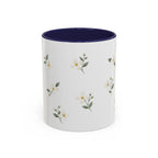 Idaho Syringa Mug, State Flower Floral Coffee Cup, 11oz Botanical Gift