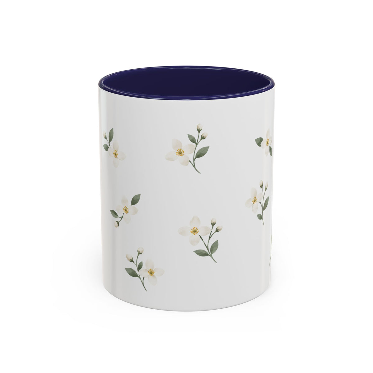 Idaho Syringa Mug, State Flower Floral Coffee Cup, 11oz Botanical Gift