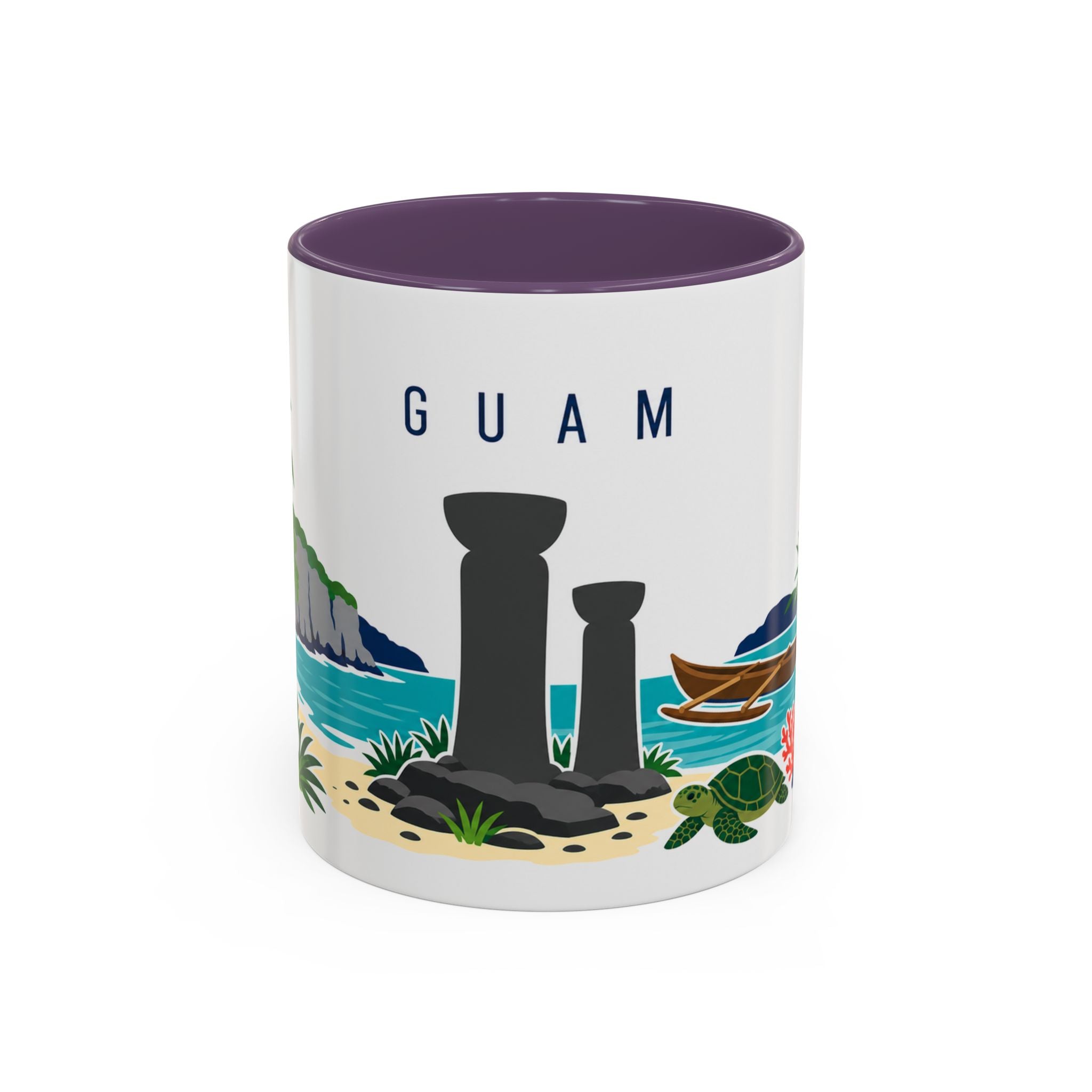 Guam Coffee Mug | Travel Souvenir Accent Mug | Country Gift Ceramic Cup 11oz 15oz