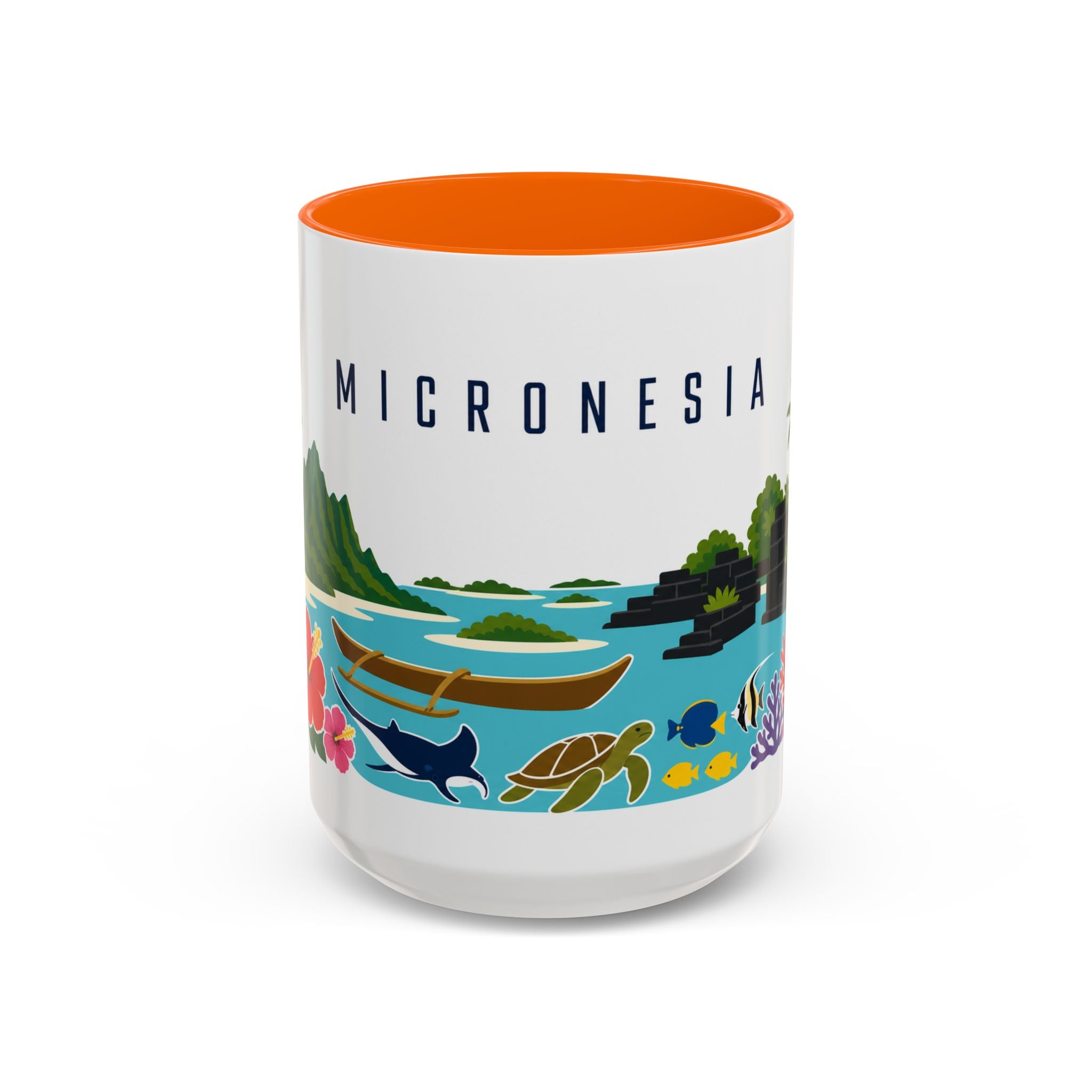Micronesia Coffee Mug | Travel Souvenir Accent Mug | Country Gift Ceramic Cup 11oz 15oz