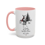 Personalized Deer Teacher Mug | You're Deer to My Heart | Custom Name Teacher Gift | 11oz 15oz