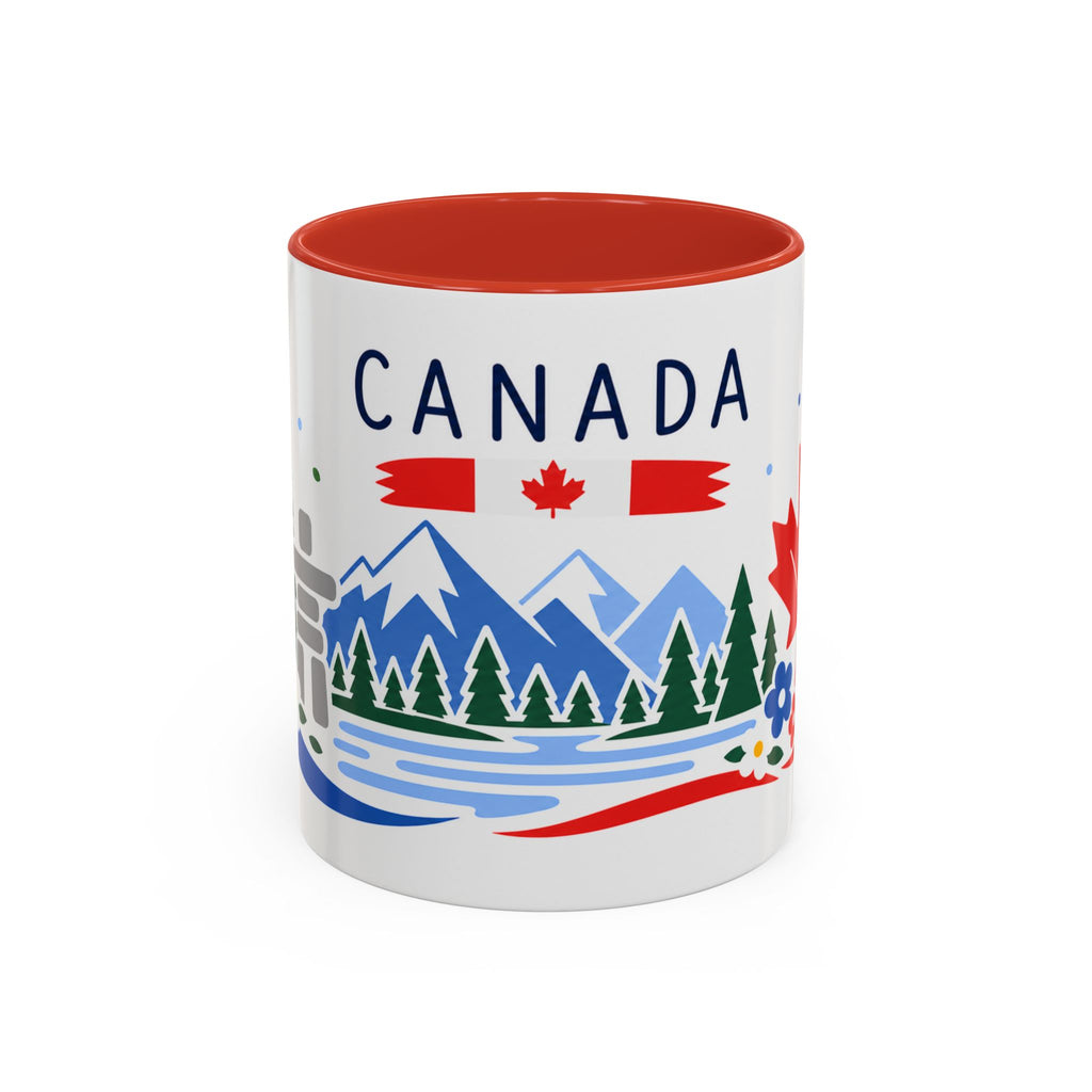 Canada Coffee Mug | Travel Souvenir Accent Mug | Country Gift Ceramic Cup 11oz 15oz
