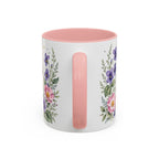 Rhode Island State Map Mug | Botanical Seaside Accent Cup (11oz or 15oz)