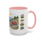 Glacier National Park Mug | US Travel Souvenir Accent Coffee Mug | 11oz 15oz Ceramic Cup