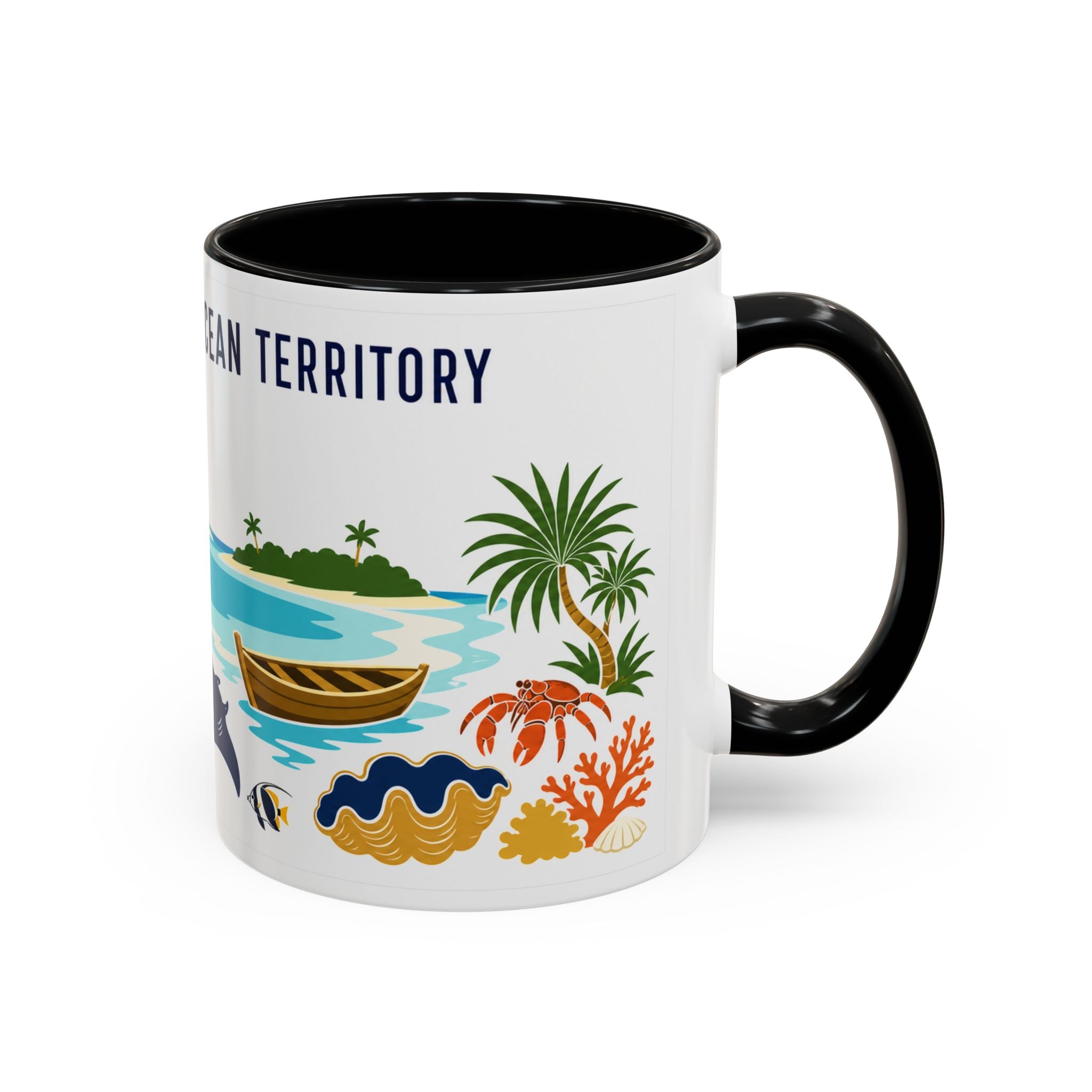 British Indian Ocean Territory Coffee Mug | Travel Souvenir Accent Mug | Country Gift Ceramic Cup 11oz 15oz