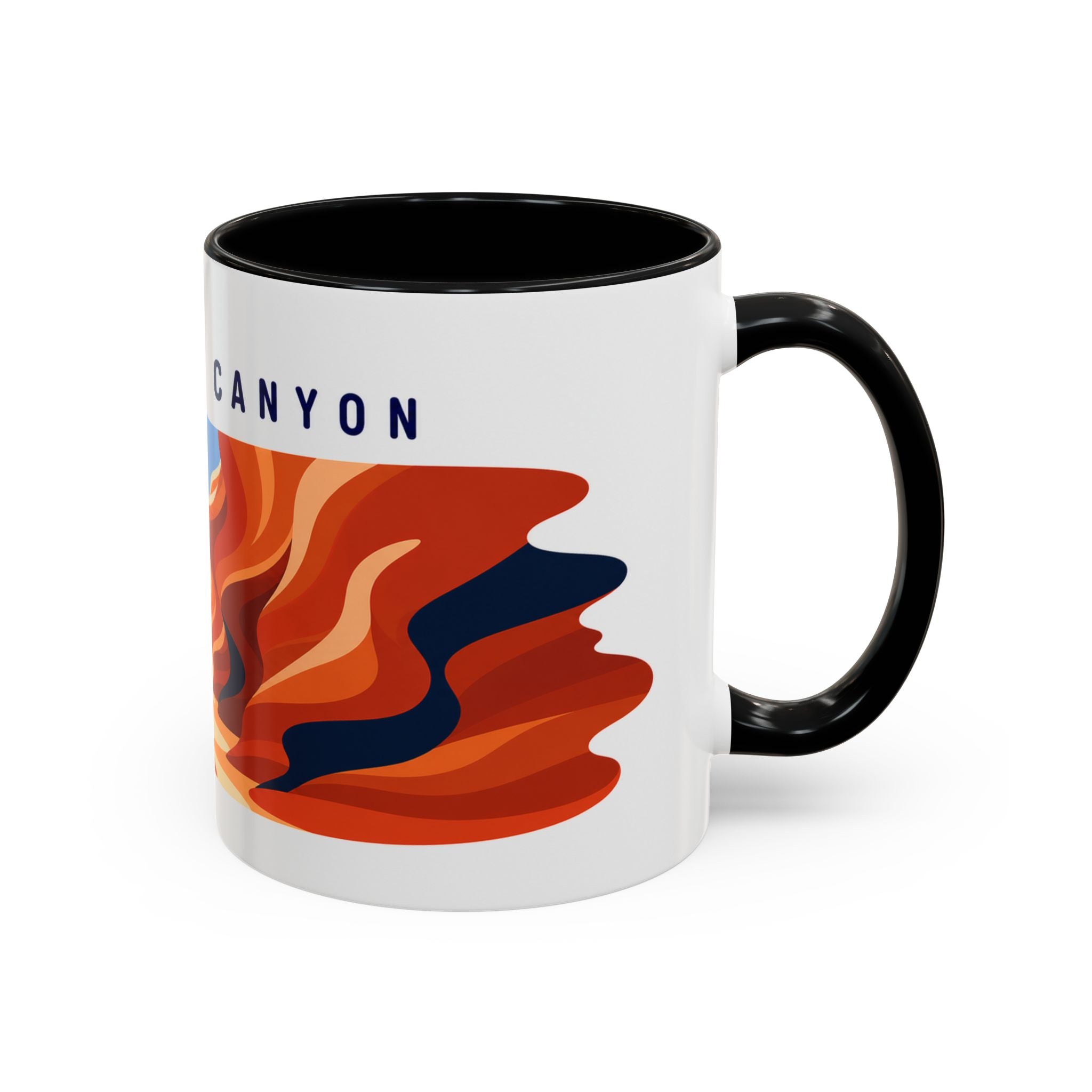 Antelope Canyon Coffee Mug | Travel Destination Souvenir Gift | Accent Color Ceramic 11oz 15oz