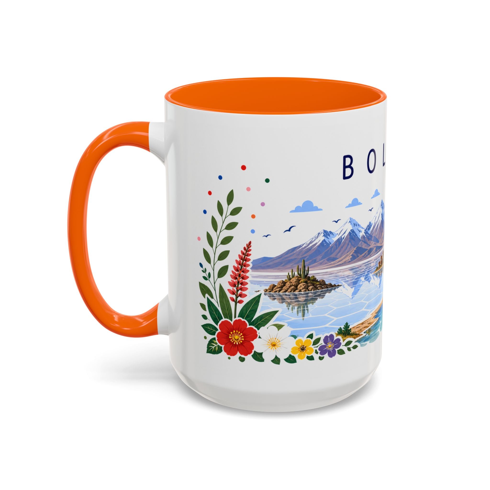 Bolivia Coffee Mug | Travel Souvenir Accent Mug | Place Gift Ceramic Cup 11oz 15oz
