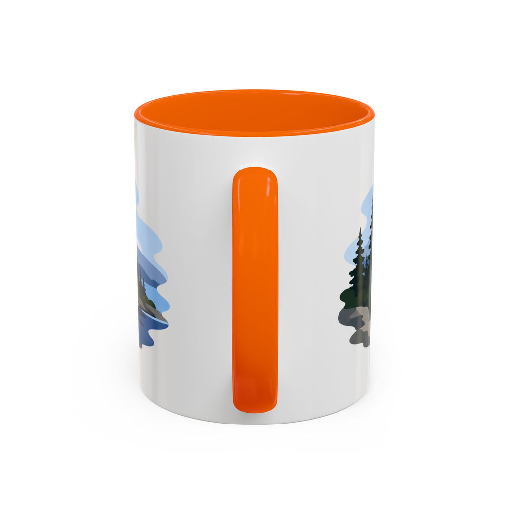 Isle Royale National Park Coffee Mug | Solid Color Block Park Souvenir | 11oz 15oz Accent Mug