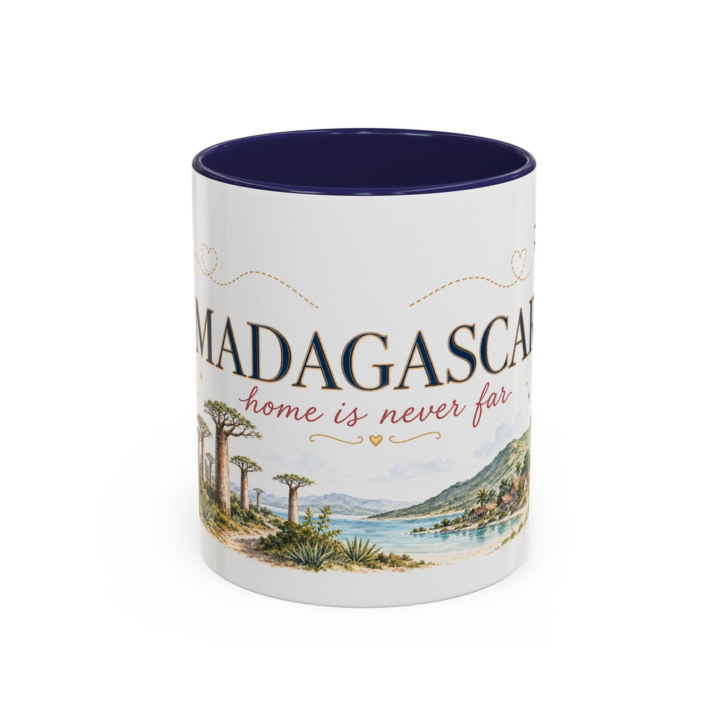 Madagascar Home Country Mug | Moving Away Gift | Long Distance Friendship | 11 oz 15 oz Accent Mug