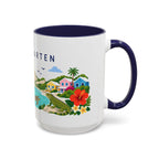 Sint Maarten Coffee Mug | Travel Souvenir Accent Mug | Country Gift Ceramic Cup 11oz 15oz