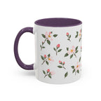 Arkansas Apple Blossom Mug, State Flower Floral Coffee Cup, 11oz Botanical Gift