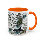 Queen Charlotte Sound Coffee Mug | Travel Destination Souvenir Gift | Accent Color Ceramic 11oz 15oz