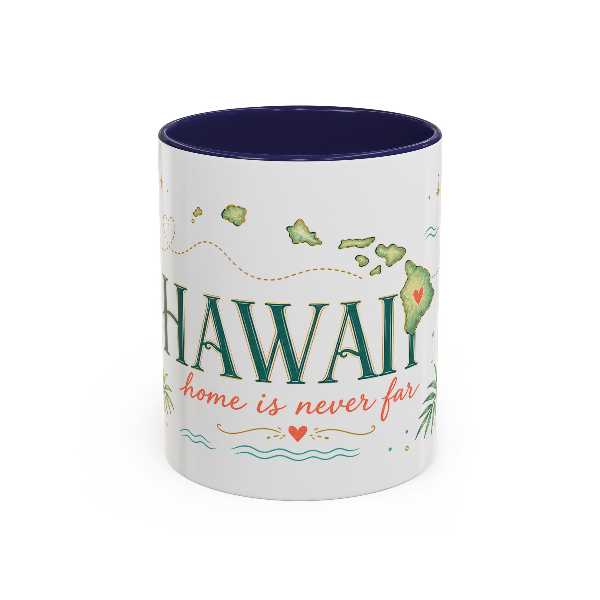 Hawaii State Map Mug | Moving Away Gift | Long Distance Friendship Coffee Cup