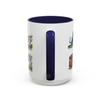Cleveland Illustrated Travel Mug | City Souvenir Accent Coffee Mug | 11oz 15oz Ceramic Cup