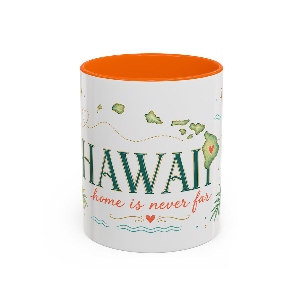 Hawaii State Map Mug | Moving Away Gift | Long Distance Friendship Coffee Cup