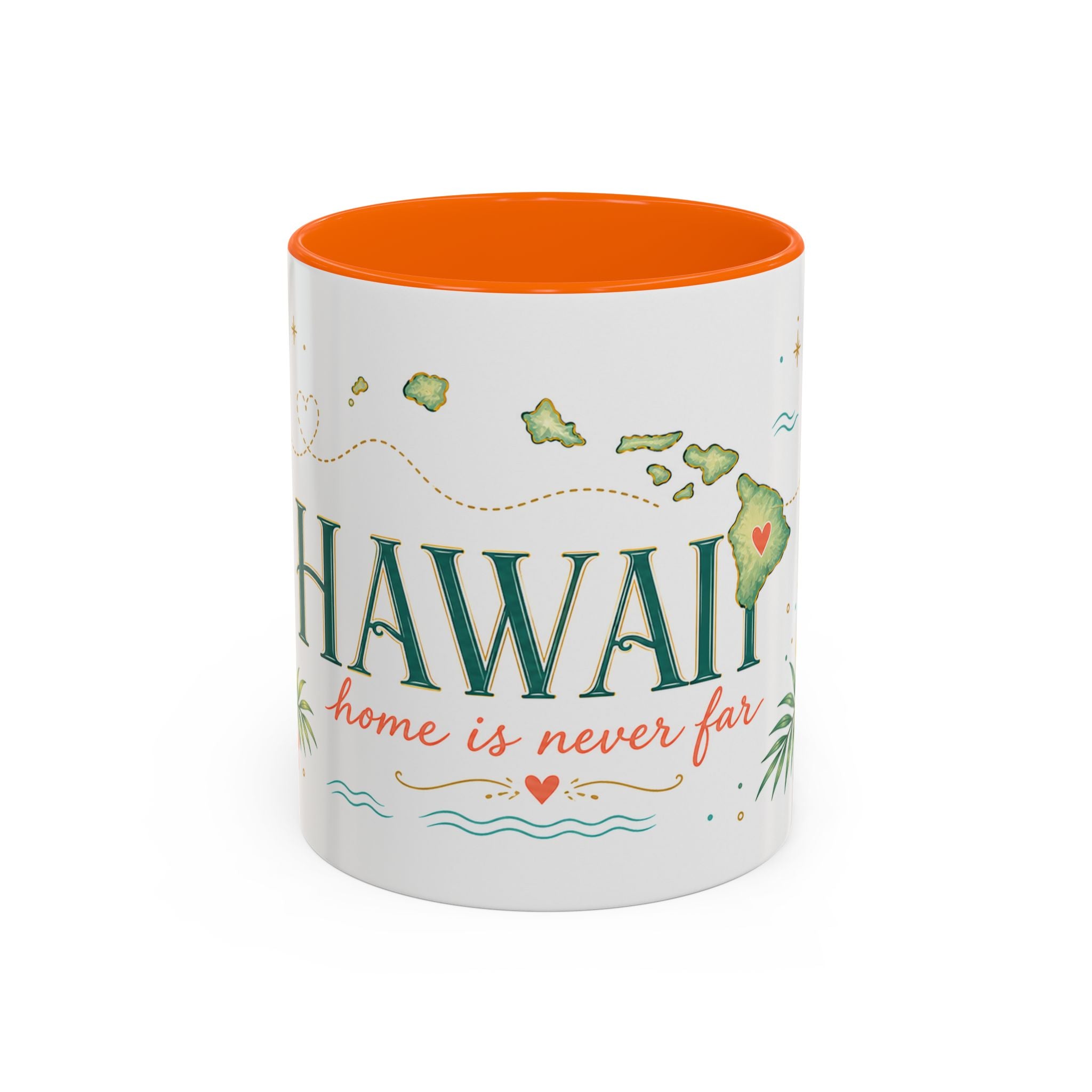 Hawaii State Map Mug | Moving Away Gift | Long Distance Friendship Coffee Cup