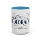 Colorado State Mug | Rocky Mountain Botanical Design | Moving Away Gift