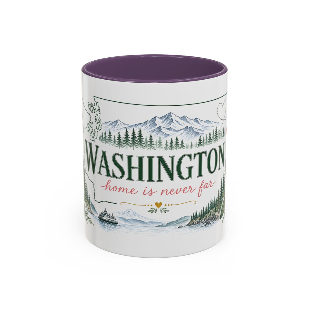 Washington State Map Mug | Moving Away, Homesick, Long Distance Friendship Gift