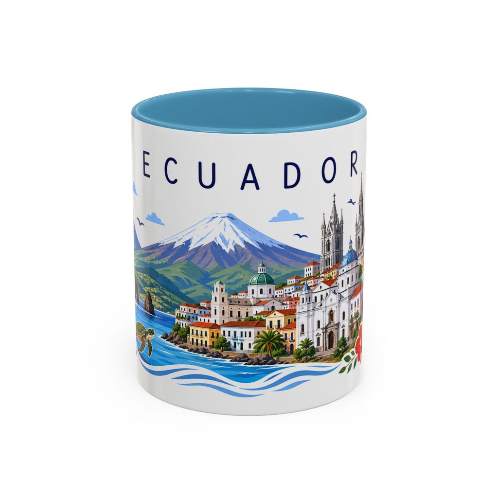 Ecuador Coffee Mug | Travel Souvenir Accent Mug | Place Gift Ceramic Cup 11oz 15oz