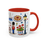 Copenhagen Travel Mug | European City Souvenir Accent Coffee Mug | 11oz 15oz Ceramic Cup