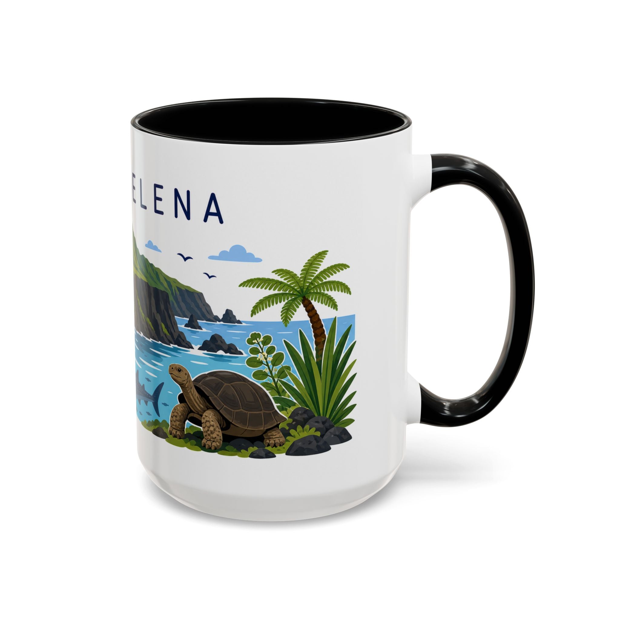 Saint Helena Coffee Mug | Travel Souvenir Accent Mug | Country Gift Ceramic Cup 11oz 15oz