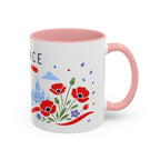 France Coffee Mug | Travel Souvenir Accent Mug | Country Gift Ceramic Cup 11oz 15oz