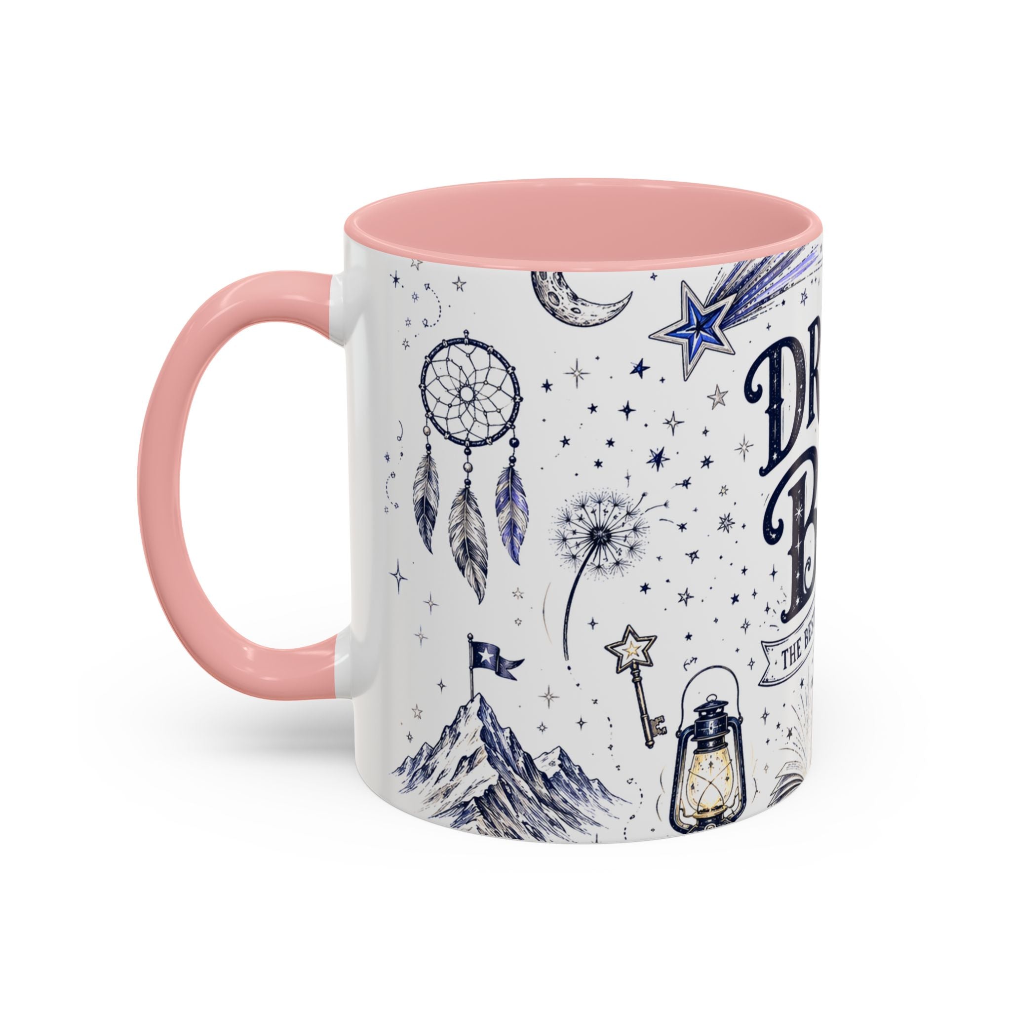 Dream Big Coffee Mug | Class of 2026 Graduation Gift | Accent Color Ceramic 11oz 15oz