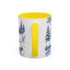 Great White North Coffee Mug | Canadian Pride Gift | Accent Color Ceramic 11oz 15oz