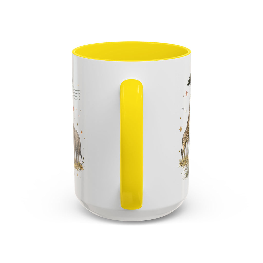 Serengeti Coffee Mug | Travel Destination Souvenir Gift | Accent Color Ceramic 11oz 15oz