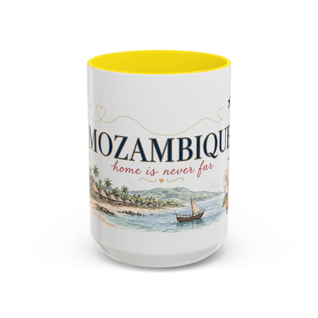 Mozambique Home Country Mug | Moving Away Gift | Long Distance Friendship | 11 oz 15 oz Accent Mug