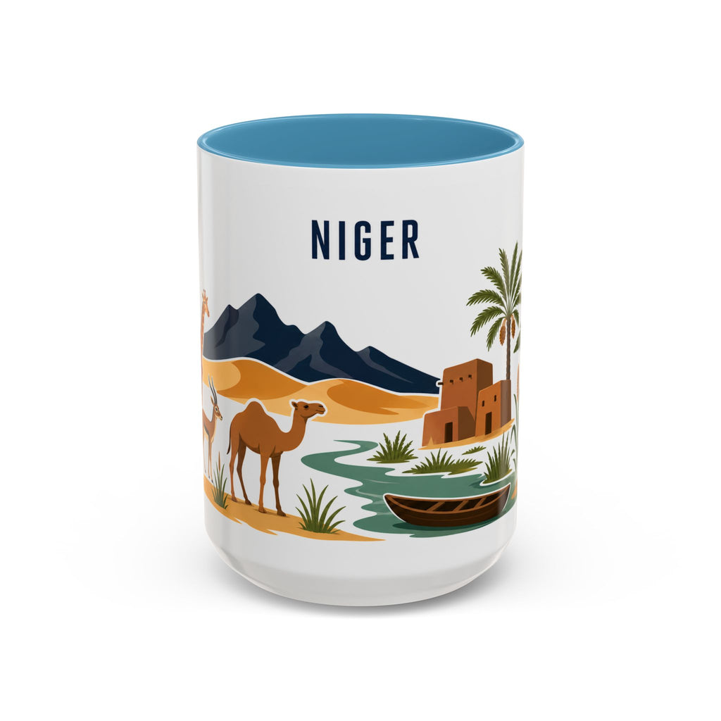 Niger Coffee Mug | Travel Souvenir Accent Mug | Country Gift Ceramic Cup 11oz 15oz