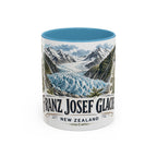 Franz Josef Glacier Mug, New Zealand Travel Souvenir, Bucket List Gift, Accent Ceramic Coffee Mug 11oz 15oz