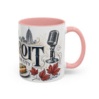 Detroit Coffee Mug | United States Travel Souvenir | Vintage Illustrated City Gift | 11 oz 15 oz Accent Mug