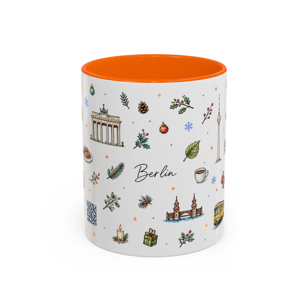 Berlin Christmas Mug | Watercolor City Souvenir, Travel Gift (11oz/15oz)