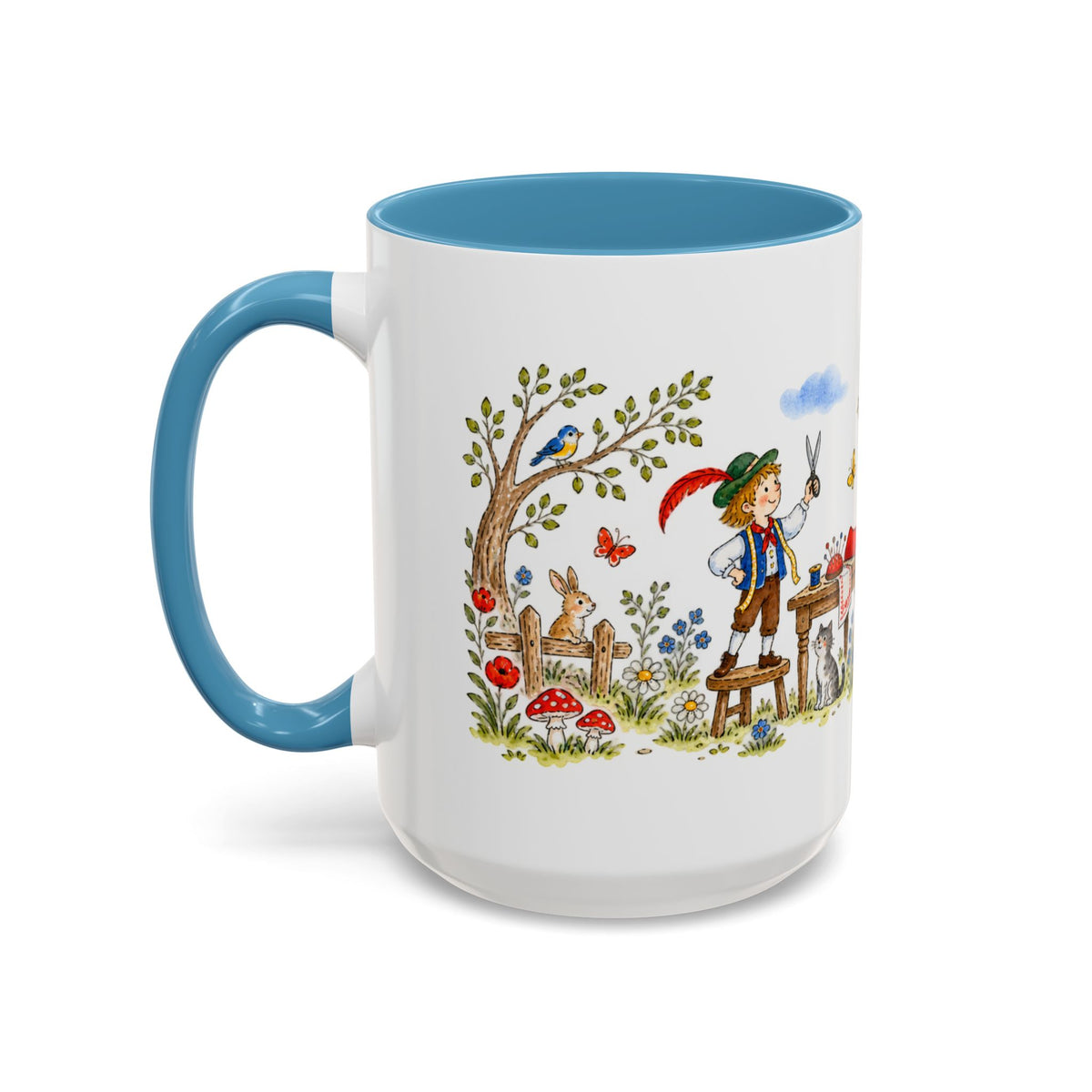 The Brave Little Tailor Mug | Storybook Fairy Tale Accent Coffee Mug | EveryLegend