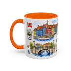 Copenhagen Travel Mug | European City Souvenir Accent Coffee Mug | 11oz 15oz Ceramic Cup