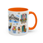 Venice Travel Mug | European City Souvenir Accent Coffee Mug | 11oz 15oz Ceramic Cup