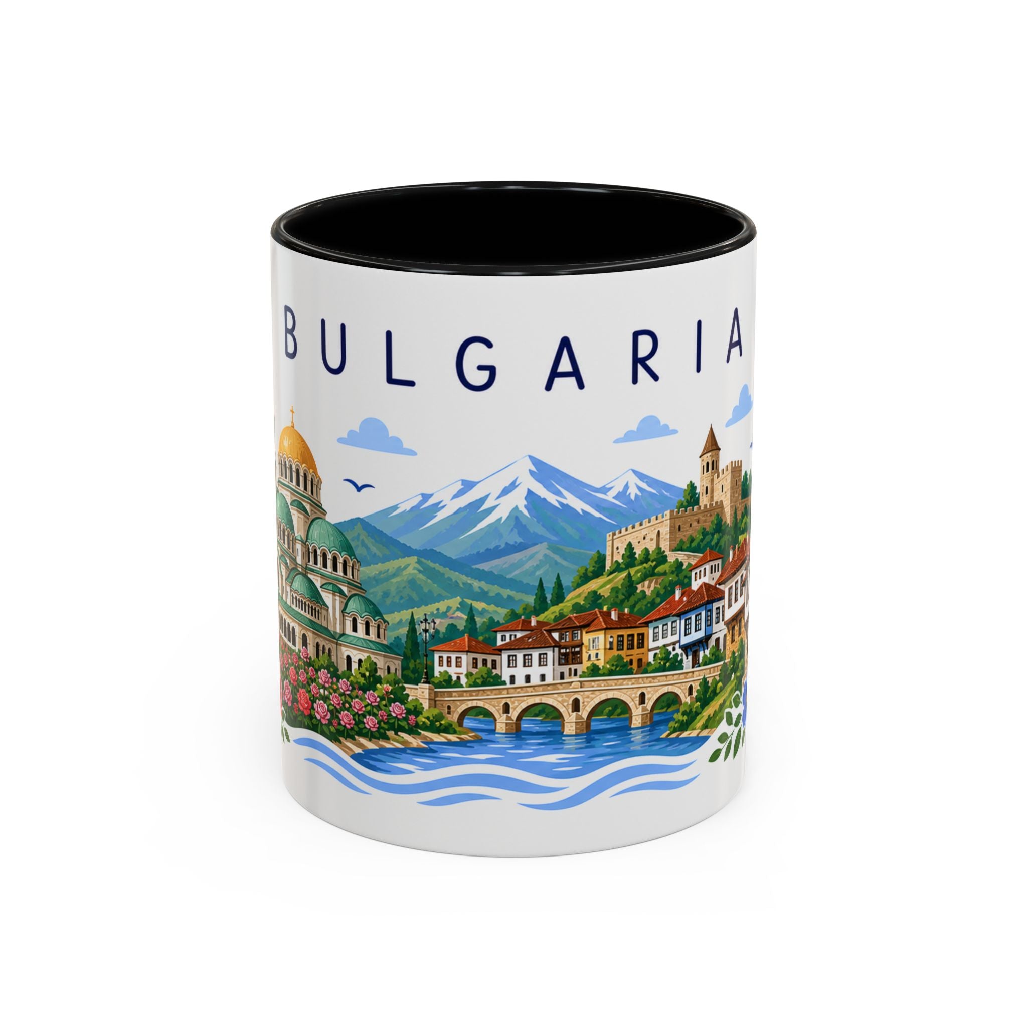 Bulgaria Coffee Mug | Travel Souvenir Accent Mug | Place Gift Ceramic Cup 11oz 15oz