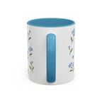 Alaska Forget-me-not Mug, State Flower Floral Coffee Cup, 11oz Botanical Gift