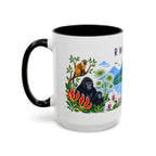 Rwanda Coffee Mug | Travel Souvenir Accent Mug | Country Gift Ceramic Cup 11oz 15oz